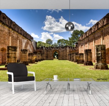 Bild på Old Jesuit ruins in Encarnacion Paraguay